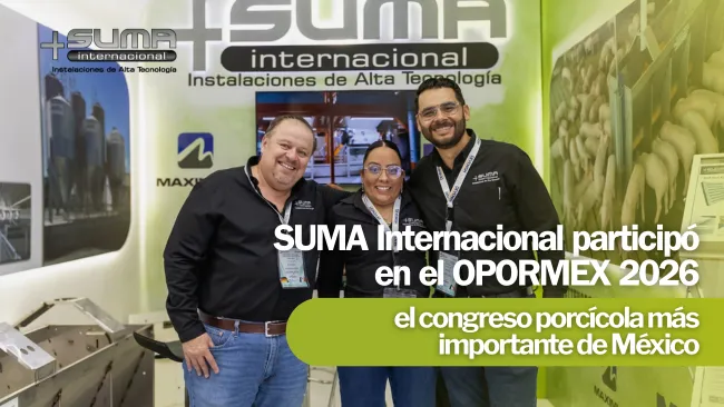 SUMA Internacional participó en el OPORMEX 2026, el congreso porcícola más importante de México 