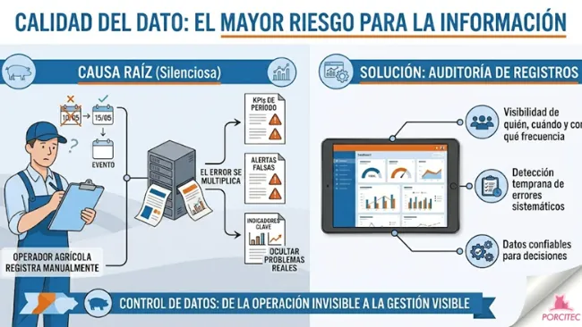 Calidad del dato: ¿quién registra qué en su granja y lo está haciendo bien?