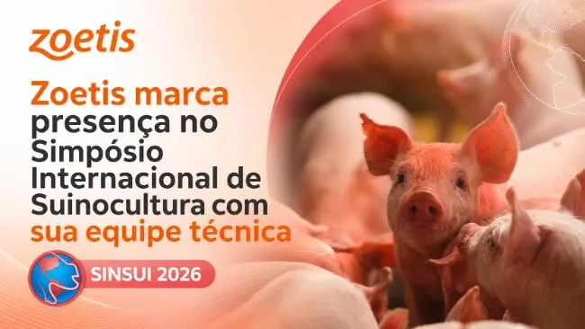 Zoetis marca presença no Simpósio Internacional de Suinocultura com sua equipe técnica