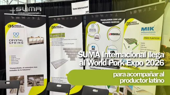 SUMA Internacional llega al World Pork Expo 2026 para acompañar al productor latino 
