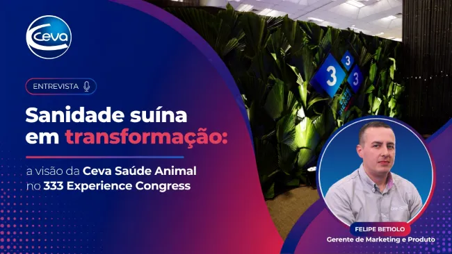 Sanidade suína em transformação: a visão da Ceva Saúde Animal