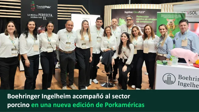 Boehringer Ingelheim acompañó al sector porcino en una nueva edición de Porkaméricas