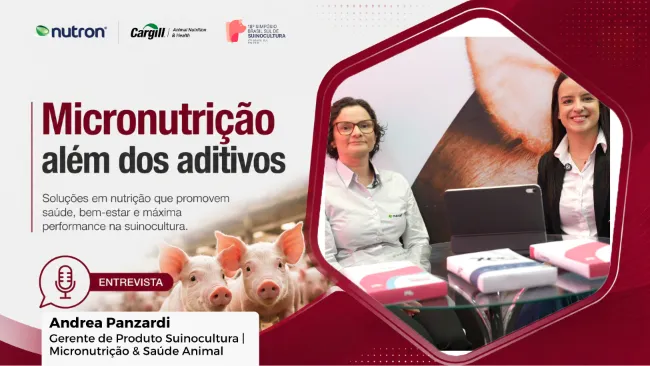 [SBSS 2026 – Cargill Nutrição & Saúde Animal | Nutron] Micronutrição além dos aditivos