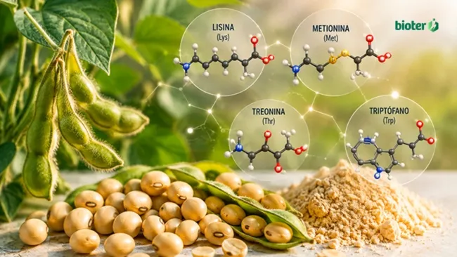 Más allá de la proteína bruta: por qué los aminoácidos digestibles de las fuentes de soja definen el desempeño porcino