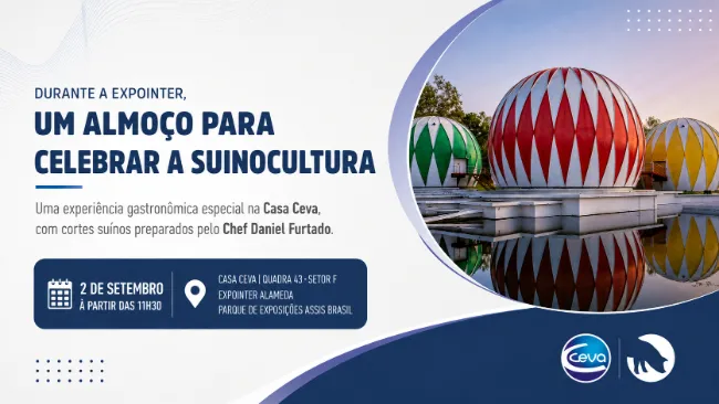 Ceva Saúde Animal promove experiência gastronômica para celebrar a suinocultura na Expointer 2026