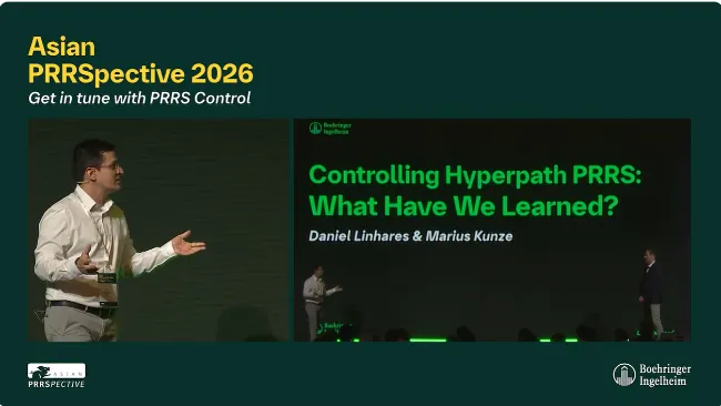 Asian PRRSpective 2026 - Controlling Hyperpathogenic PRRS. by  Daniel Linhares & Marius Kunze