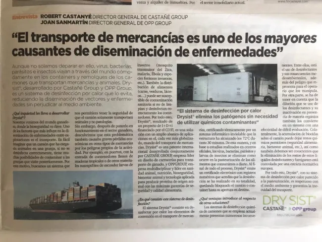 El pasado domingo 28 de octubre, La Vanguardia publicó una entrevista...
