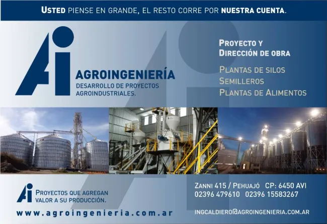 Desarrollo de proyectos y obras Agroindustriales