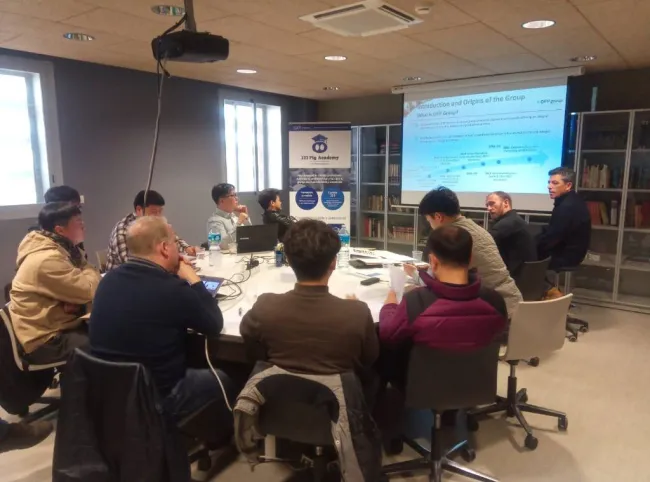 Hoy nos visitan en las instalaciones de OPP un grupo de coreanos para ...