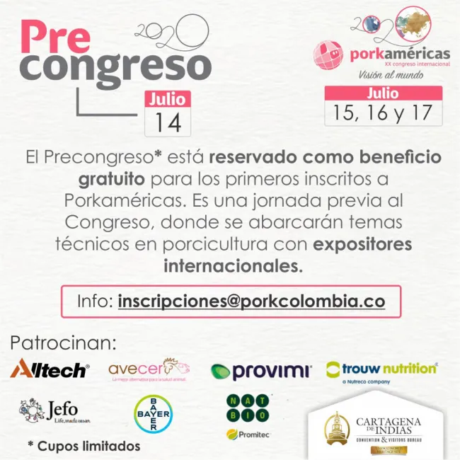 [PorkAmericas 2020] será el evento en que @333_latam lanzará muchas ...