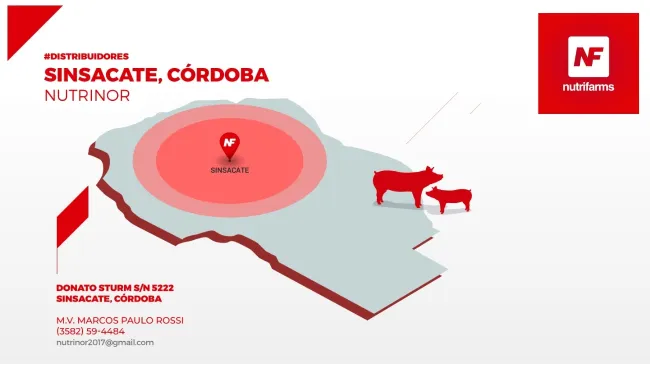 Nutrifarms especialistas en nutrición porcina juntos con Nutrinor