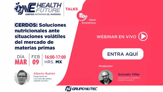 Webinar: Soluciones nutricionales antes situaciones volátiles del mercado de materias primas