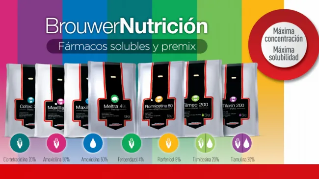 Fármacos solubles y premix Brouwer Nutrición