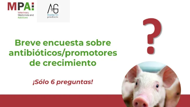 Breve encuesta sobre antibióticos/promotores de crecimiento