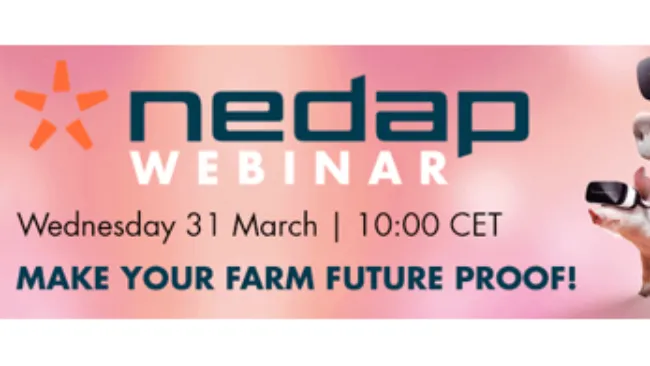  Make your farm future proof !  - New webinar, 31st of March 10 am CET