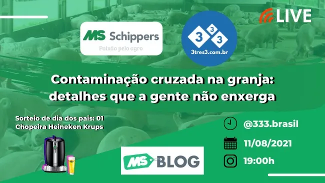 LIVE: Contaminação cruzada na granja: detalhes que a gente não enxerga