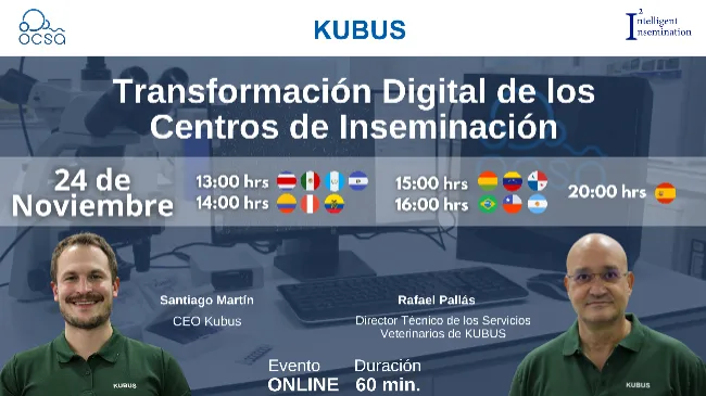 Evento: "Transformación digital de los Centros de Inseminación"