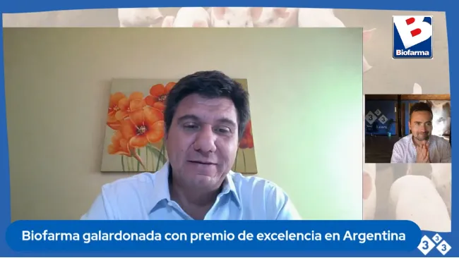 Biofarma galardonada con premio de excelencia en Argentina