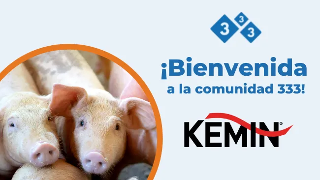 Kemin se une a la comunidad profesional porcina de 333