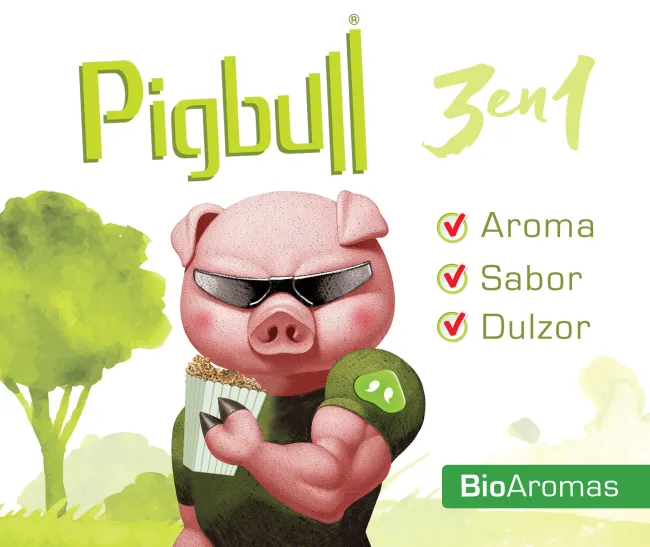 Pigbull 3 en 1: Un aditivo palatabilizante líquido que contiene en su...