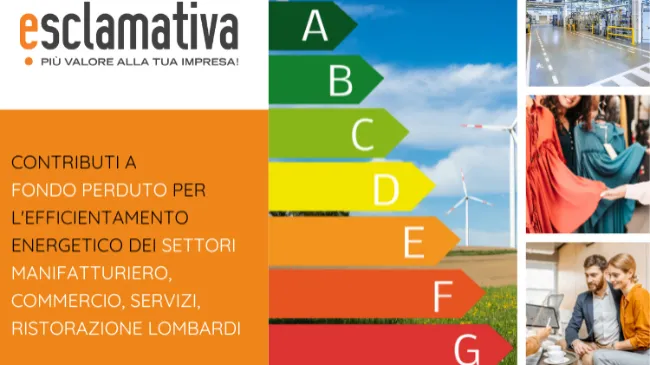 CONTRIBUTO 50% A FONDO PERDUTO PER LA SOSTITUZIONE DI MACCHINARI ED ATTREZZATURE