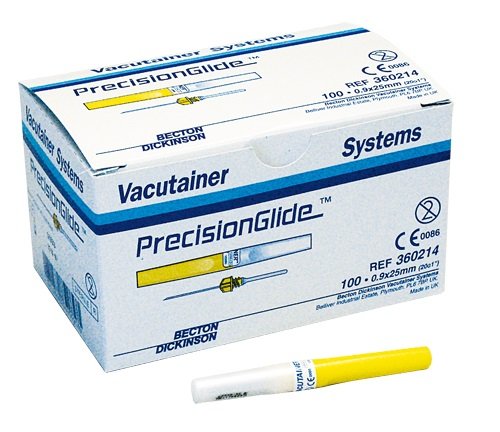 Agujas Vacutainer 100 uds. 25x0.9mm Agujas Vacutainer 100 uds. 25x0.9mm