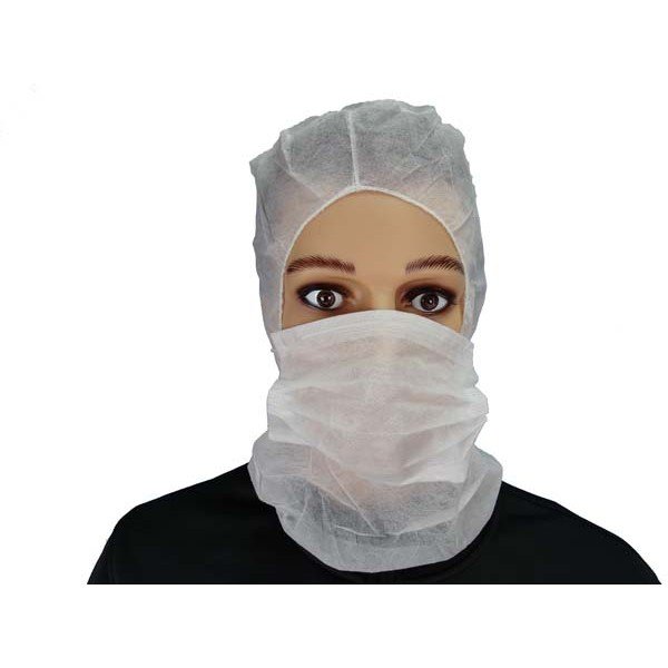 Balaclava de un solo uso con mascarilla Balaclava de un solo uso con mascarilla