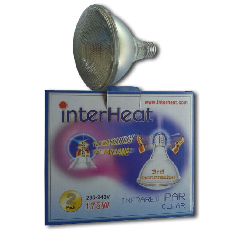 Bombilla Interheat 175W Blanca PAR, 2 uds Bombilla Interheat 175W Blanca PAR, 2 uds