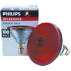 Bombilla Philips infrarroja PAR , 100 watt, blanca-roja (12 uds.) (2) Bombilla Philips infrarroja PAR , 100 watt, blanca-roja (12 uds.) (2)