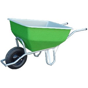 Carretilla de poliéster, modelo grande 140L Carretilla de poliéster, modelo grande 140L