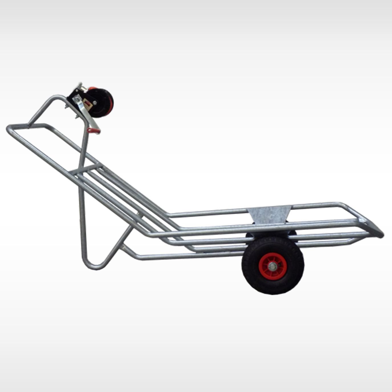 Carro cadáveres galvanizado con torno Carro cadáveres galvanizado con torno