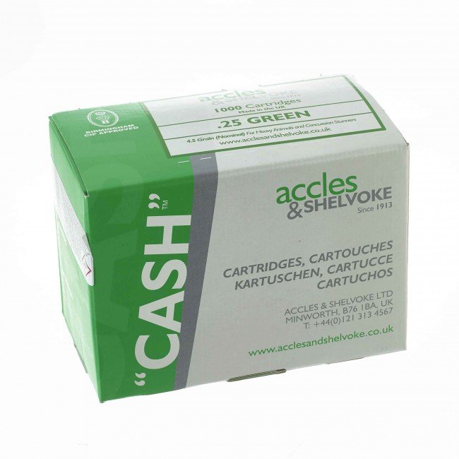 Cartuchos verdes calibre 25 para pistola cash Cartuchos verdes calibre 25 para pistola cash