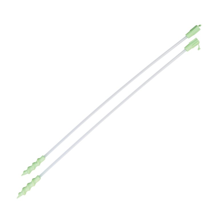 Catéter espiral verde con tapón (500 uds.) Catéter espiral verde con tapón (500 uds.)