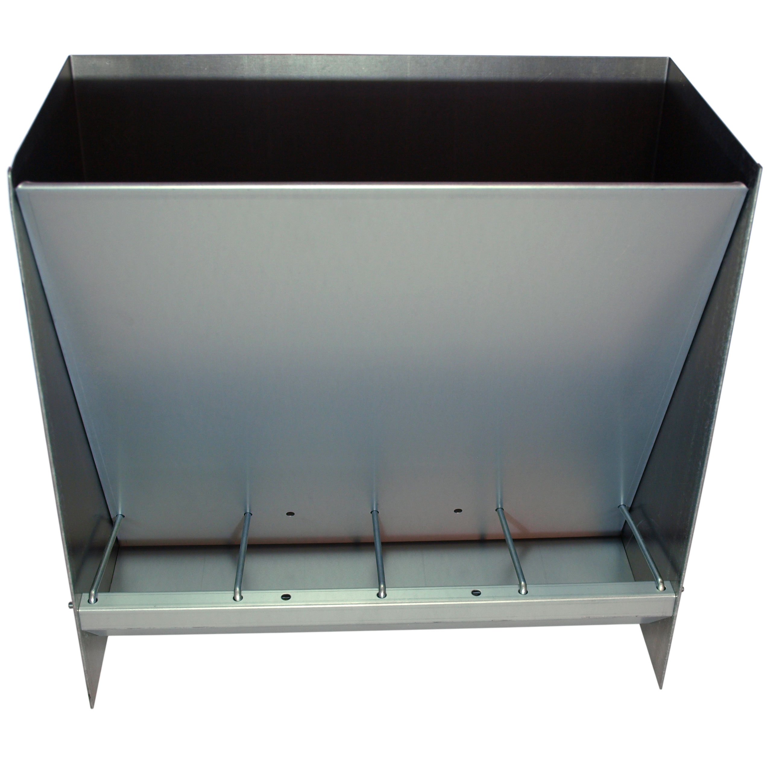 Comedero para lechones, galvanizado, 25 kg, 4 compartimentos Comedero para lechones, galvanizado, 25 kg, 4 compartimentos