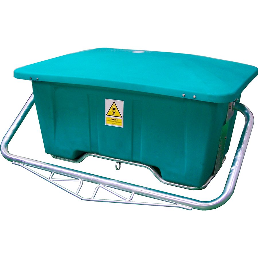 Contenedor cadáveres 950L - cabrestante Contenedor cadáveres 950L - cabrestante