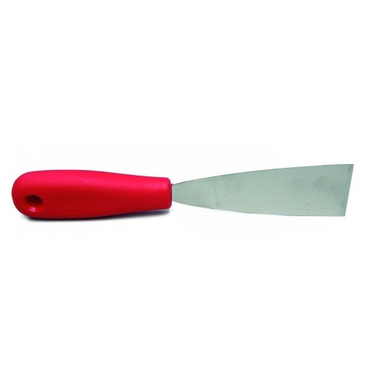 Espátula acero inox. mango plástico 4cms Espátula acero inox. mango plástico 4cms