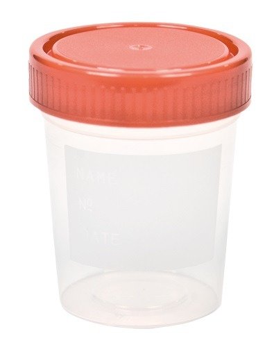 Frasco para muestras - 100 cc (Tapa roja) Frasco para muestras - 100 cc (Tapa roja)