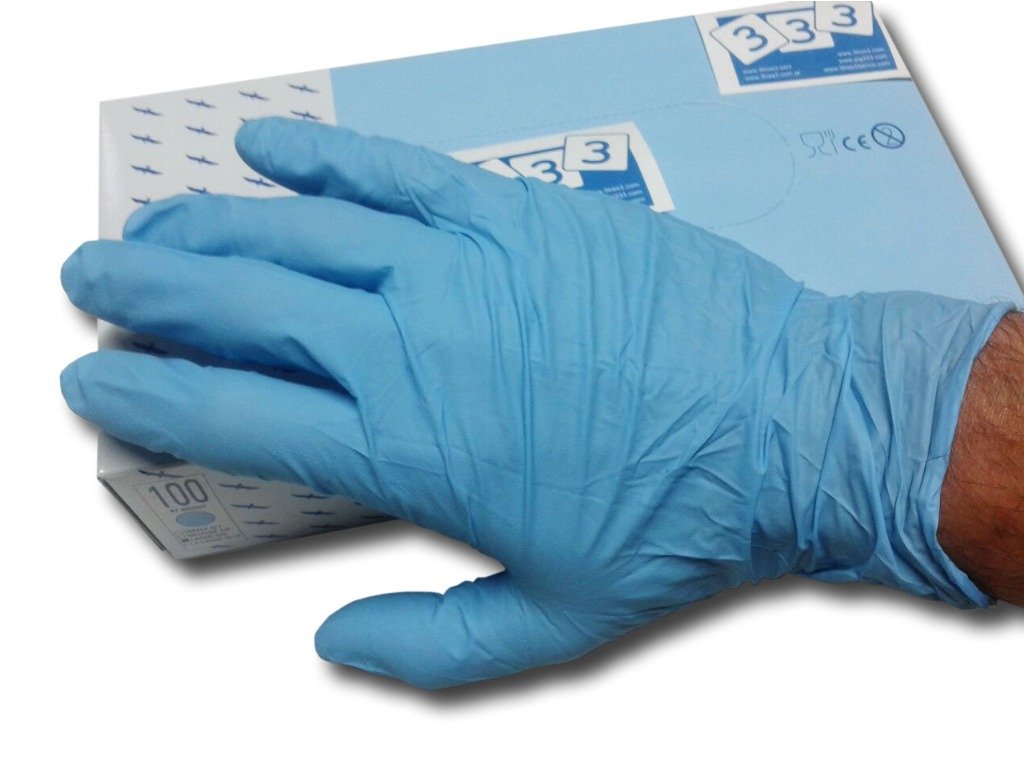 Guantes de nitrilo, sin polvo, 100 unidades Guantes de nitrilo, sin polvo, 100 unidades