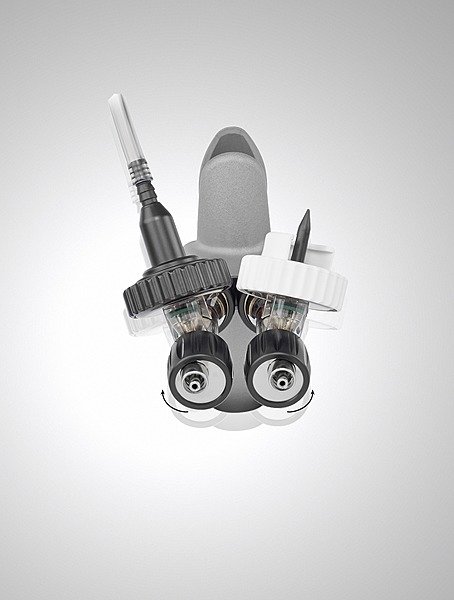 Jeringa Eco-Matic doble 2+2 ml (3) Jeringa Eco-Matic doble 2+2 ml (3)