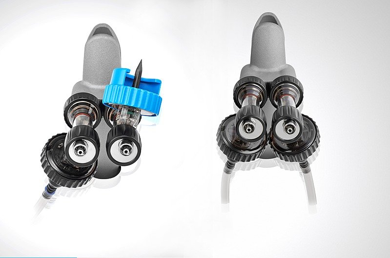 Jeringa Eco-Matic doble 2+2 ml (5) Jeringa Eco-Matic doble 2+2 ml (5)