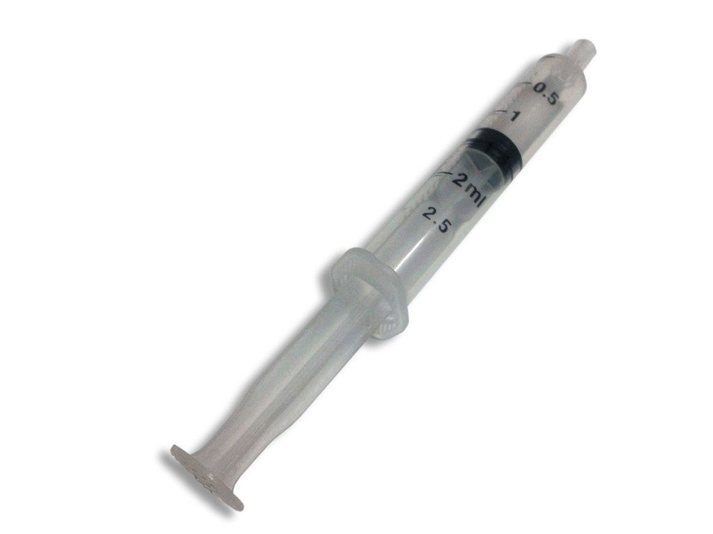 Jeringa plástico desech., 2,5 ml (100 uds.) Jeringa plástico desech., 2,5 ml (100 uds.)