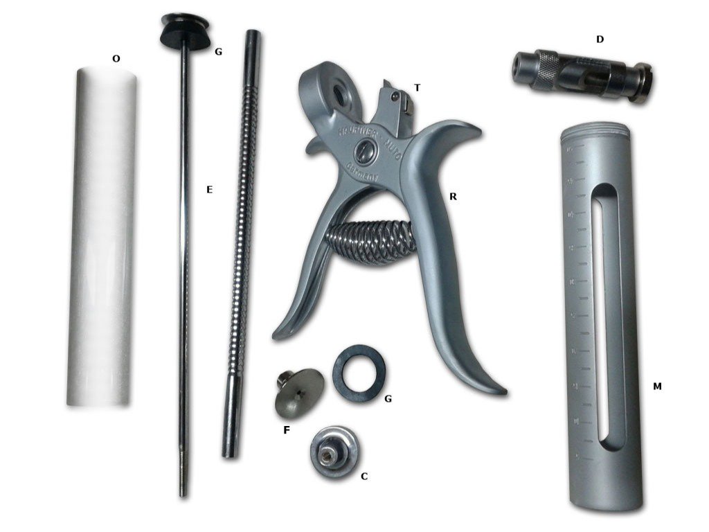 M: Portacristal para jeringa Hauptner M: Portacristal para jeringa Hauptner