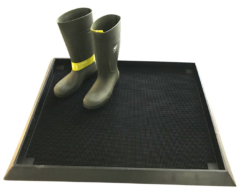 Pediluvio de caucho 100x80x5 cm. Tienda Agropecuaria