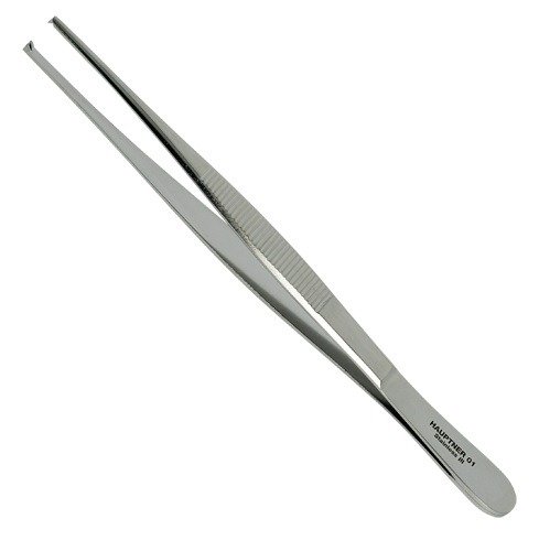Pinza disección Hauptner. Recta. Con diente - 16 cm Pinza disección Hauptner. Recta. Con diente - 16 cm