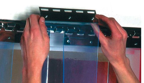 Pinza inox. 200 mm para cortina de PVC Pinza inox. 200 mm para cortina de PVC