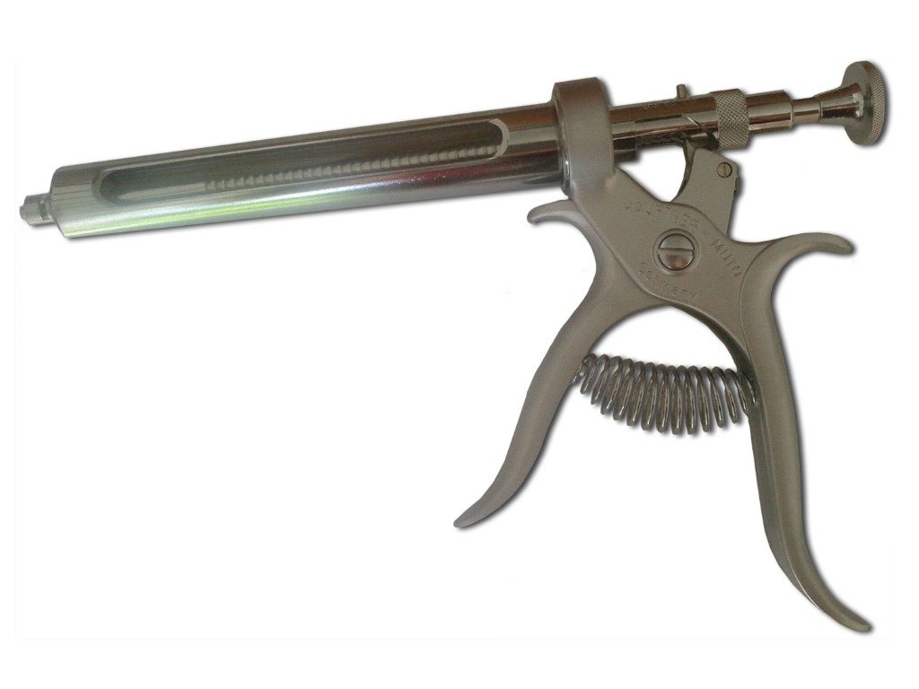 Pistola Hauptner jeringa hipodérmica, 25 ml, luer-lock (2) Pistola Hauptner jeringa hipodérmica, 25 ml, luer-lock (2)