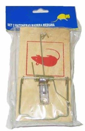 Set 2 ratoneras madera medianas Set 2 ratoneras madera medianas