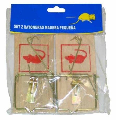 Set 2 ratoneras madera pequeñas Set 2 ratoneras madera pequeñas