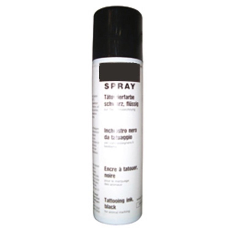 Spray para tatuaje, 225 ml negro Spray para tatuaje, 225 ml negro
