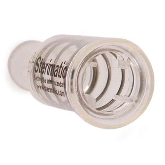 Sterimatic adaptador PUSH FIT para jeringas reutilizables (3) Sterimatic adaptador PUSH FIT para jeringas reutilizables (3)